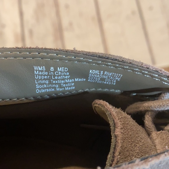 SONOMA Suede Wedge Booties-8 - Picture 7 of 7